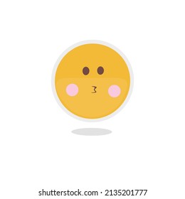 Hand drawn illustration vector Emoji on a white background