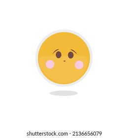 Hand drawn illustration vector Emoji on a white background