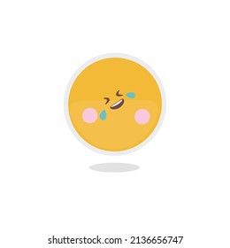 Hand drawn illustration vector Emoji on a white background