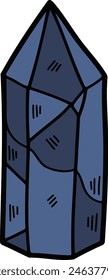 a Hand drawn illustrations of rocks and minerals in line art style.