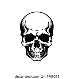 Hand drawn illustrator welding skull logo hand made drawing easy health