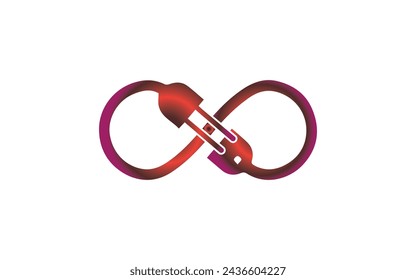 Hand Drawn infinity sign illustration Pro CXO or OXO letter logo design vector There are infinite possibilities for helping each other, Cooperation will have unlimited possibilities, Holding wrist, Lo