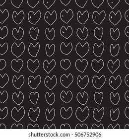Hand drawn ink abstract texture seamless background. Good idea for creative banners, posters, invitations, cards. Vector illustration