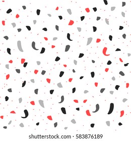 Hand drawn ink dots pattern.