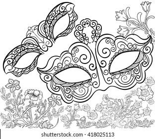 Hand drawn ink pattern. Coloring book Coloring for adult. turtle.