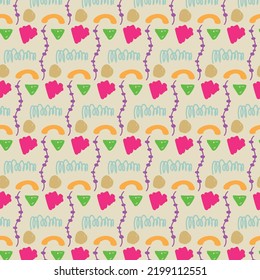 Hand drawn ink pattern and textures set. Expressive seamless abstract vector backgrounds in black and white. Trendy monochrome brush marks.
