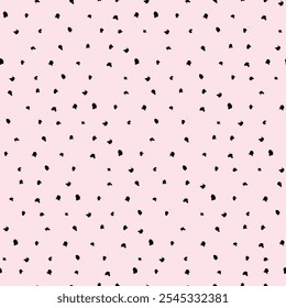 Hand gezeichnet Tinte Tusche Punkt nahtloses Muster Hintergrund Print Trend 