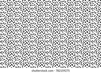 Hand drawn ink seamless pattern