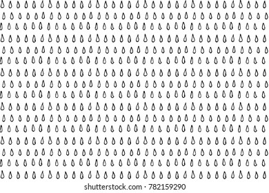 Hand drawn ink seamless pattern