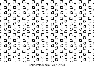 Hand drawn ink seamless pattern