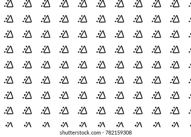 Hand drawn ink seamless pattern