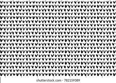 Hand drawn ink seamless pattern