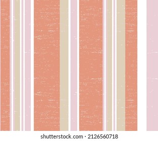 Hand drawn ink stripes texture. Vector line pattern. Pastel colours. Great for print, textile, design, wrapping paper, fabric, wallpaper.spring orange and beige , pink , striped background.