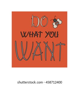 Hand drawn ink texture with lattering. Good for creative and greeting cards, posters, banners and covers. Vector.