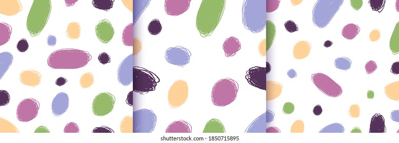 Hand drawn ink texture. Vector pattern. Pastel colours. Great for print, textile, design, wrapping paper, fabric, wallpaper