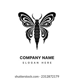 Hand drawn insect tribal tattoo illustration with intricate details and bold lines. Perfect for those who embrace the beauty of nature and symbolism.