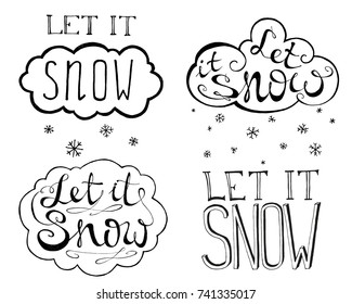 Hand drawn inspirational and motivating phrase, quote. Conceptual lettering, calligraphy. Vector isolated typography design element for greeting cards, posters and T-shirt.
