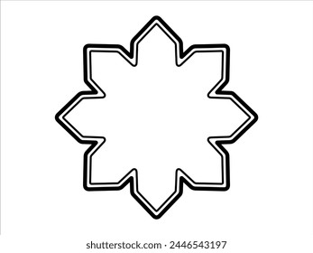 Hand Drawn Islamic Frame Illustration