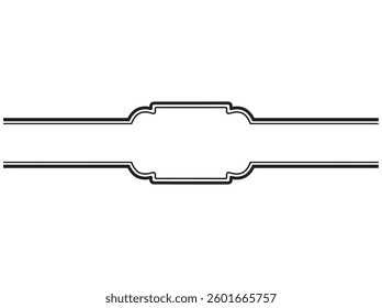 Hand Drawn Islamic Frame Outline Background