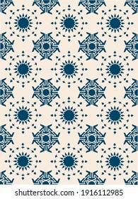 hand drawn Islamic geometric seamless pattern, Moroccan pattern. arabesque tile , geometric design.