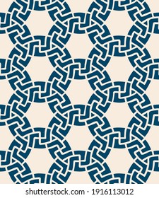 handgezeichnetes islamisches geometrisches nahtloses Muster, marokkanisches Muster. arabische Fliesen , geometrisches Design.