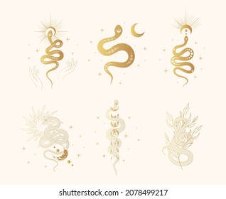 Gold Snake Stock Illustrations  6285 Gold Snake Stock Illustrations  Vectors  Clipart  Dreamstime