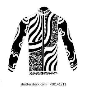 Hand drawn jacket vector