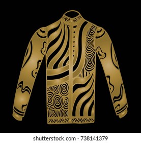 Hand drawn jacket vector