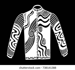 Hand drawn jacket vector