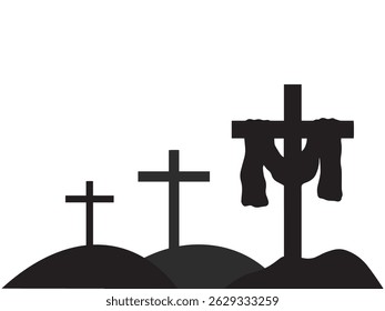 Hand Drawn Jesus Cross Crucifixion
