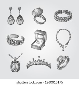 Hand Drawn Jewelry Sketches