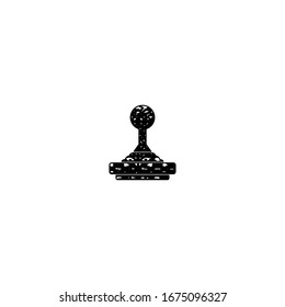 hand drawn of joystick cartoon sticker design
