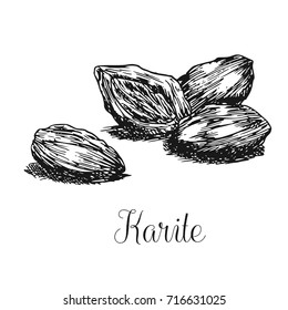 Hand drawn karite