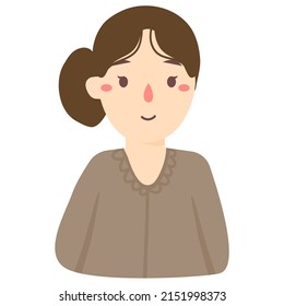 hand drawn 
Kartini day illustration