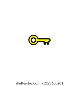 Hand drawn key,vector illustration eps10