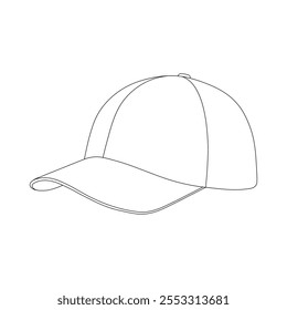 Hand drawn kids drawing casual hat cartoon isolated