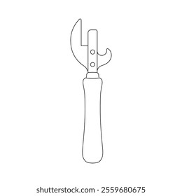 Hand drawn kids drawing vector illustration vintage opener cartoon isolated