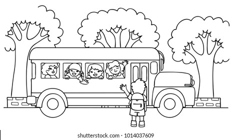 Back School Coloring Book High Res Stock Images Shutterstock