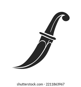 Ilustración de vector Knife dibujada a mano