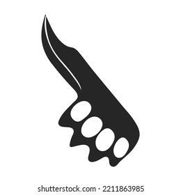 Hand drawn Knife vector illustration