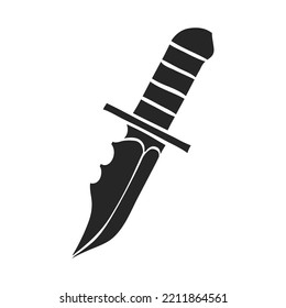 Ilustración de vector Knife dibujada a mano