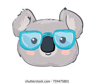 Hand Drawn Koala Vector Illustration