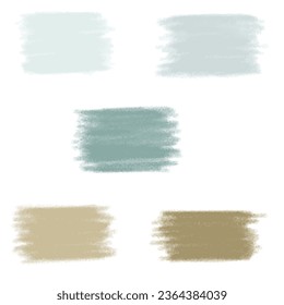 Hand drawn label brush stroke backgrounds, crayon scribble vector for tags and stamps design. Painted label backgrounds patch. Color combinations catalog elements.