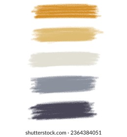 Hand drawn label brush stroke backgrounds, crayon scribble vector for tags and stamps design. Painted label backgrounds patch. Color combinations catalog elements.