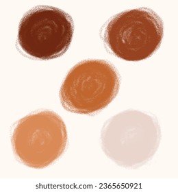 Hand drawn label brush stroke backgrounds, crayon scribble vector for tags and stamps design. Painted label backgrounds patch. Color combinations catalog elements.