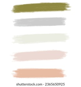 Hand drawn label brush stroke backgrounds, crayon scribble vector for tags and stamps design. Painted label backgrounds patch. Color combinations catalog elements.