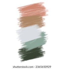 Hand drawn label brush stroke backgrounds, crayon scribble vector for tags and stamps design. Painted label backgrounds patch. Color combinations catalog elements.
