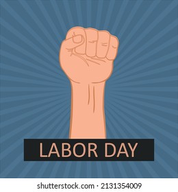 Vector de fondo del día laboral dibujado a mano.
