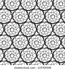 Hand drawn lace background