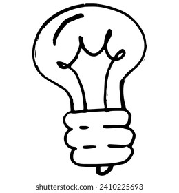
Hand Drawn Lamp Doodle Drawing